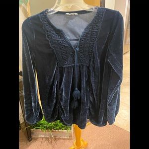 Re Creation Vintage Velor/ Velvet Shirt